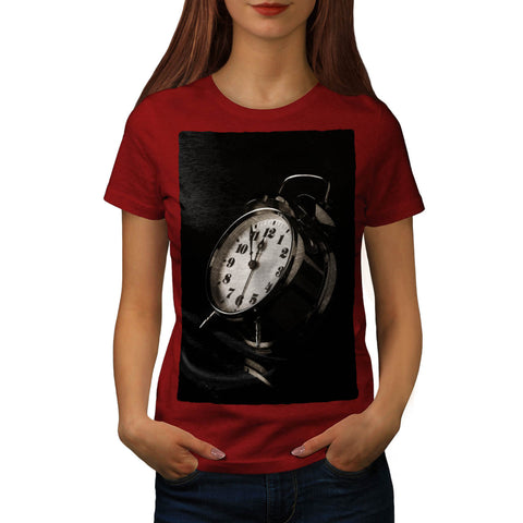 Retro Old Clock Womens T-Shirt
