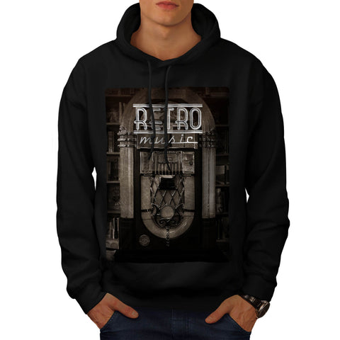 Jukebox Music Player Mens Hoodie