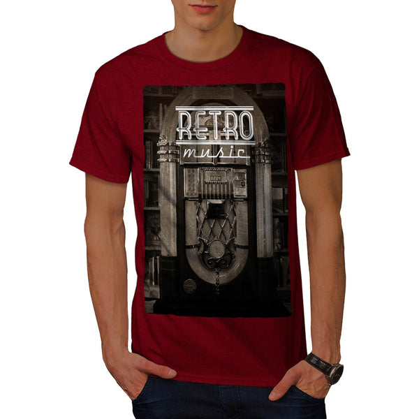 Jukebox Music Player Mens T-Shirt