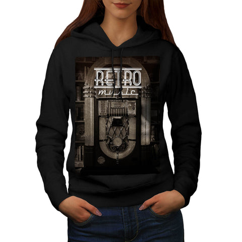 Jukebox Music Player Womens Hoodie