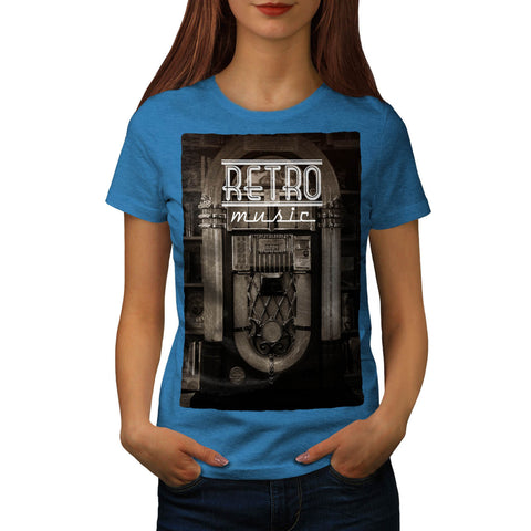 Jukebox Music Player Womens T-Shirt
