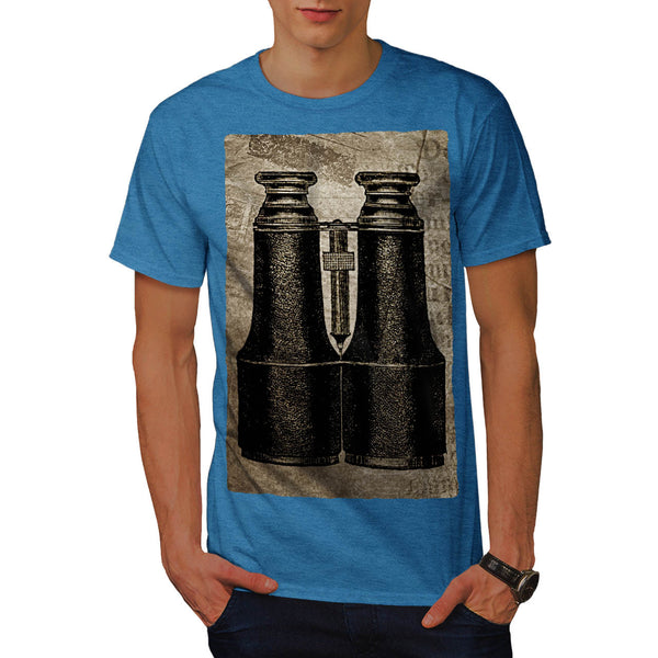 Retro Binoculars Mens T-Shirt