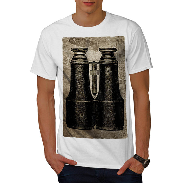 Retro Binoculars Mens T-Shirt