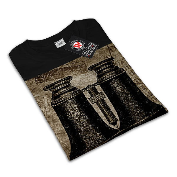 Retro Binoculars Mens T-Shirt