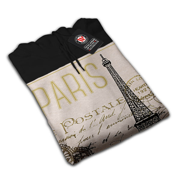 Paris Postcard Mens Hoodie