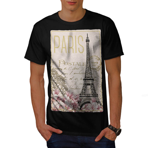 Paris Postcard Mens T-Shirt