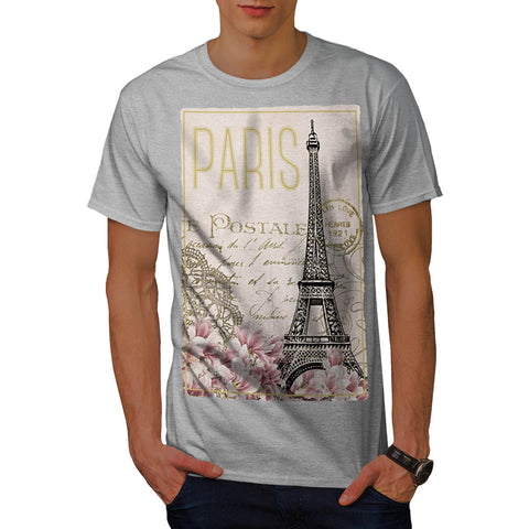 Paris Postcard Mens T-Shirt