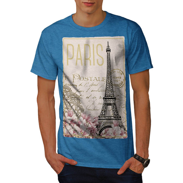 Paris Postcard Mens T-Shirt