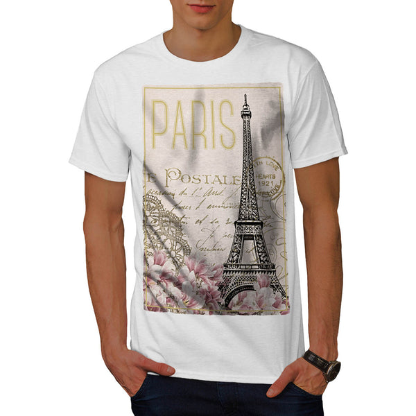 Paris Postcard Mens T-Shirt