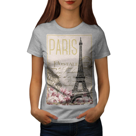 Paris Postcard Womens T-Shirt