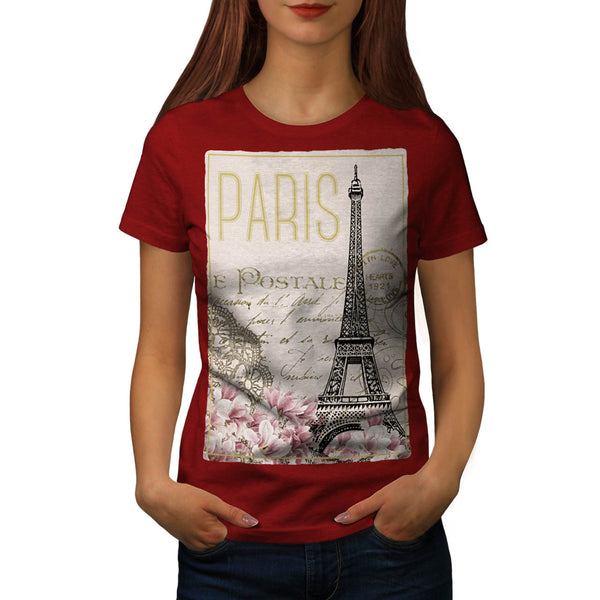 Paris Postcard Womens T-Shirt