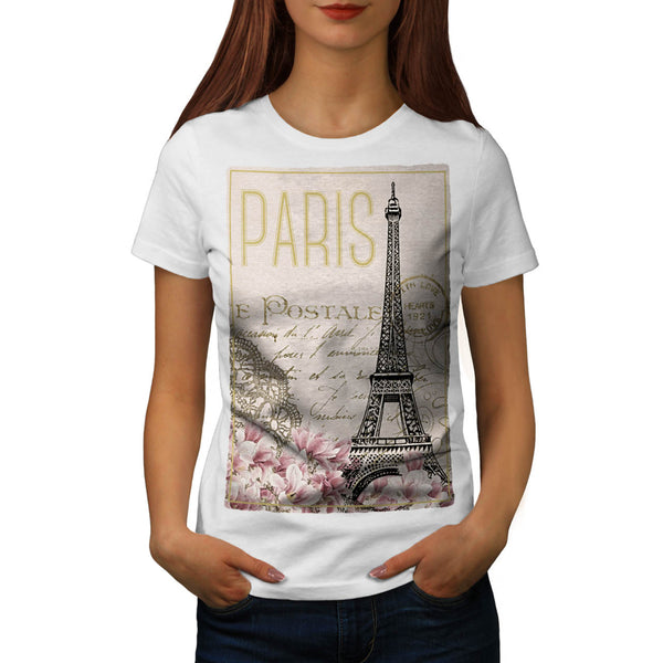 Paris Postcard Womens T-Shirt