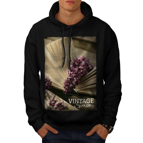 Vintage Book Mens Hoodie