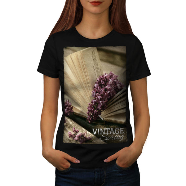 Vintage Book Womens T-Shirt