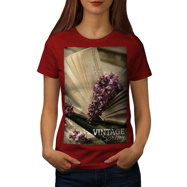 Vintage Book Womens T-Shirt