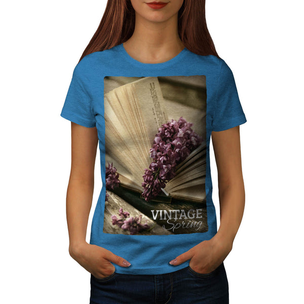 Vintage Book Womens T-Shirt