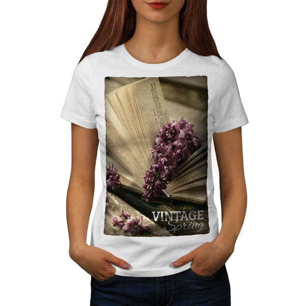 Vintage Book Womens T-Shirt