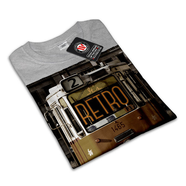 Old Retro Tram Mens T-Shirt