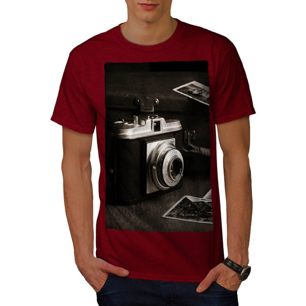 Old Photo Camera Mens T-Shirt