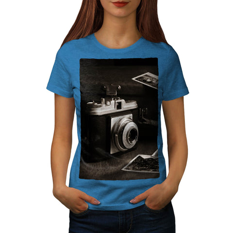 Old Photo Camera Womens T-Shirt