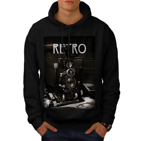 Retro Photo Camera Mens Hoodie