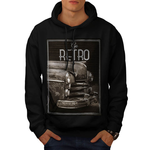 Vintage Old Car Mens Hoodie