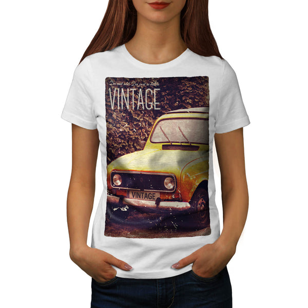 Old Vintage Car Womens T-Shirt