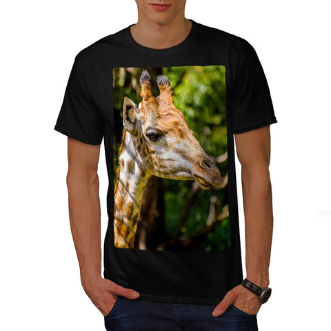 Animal Head Giraffe Mens T-Shirt