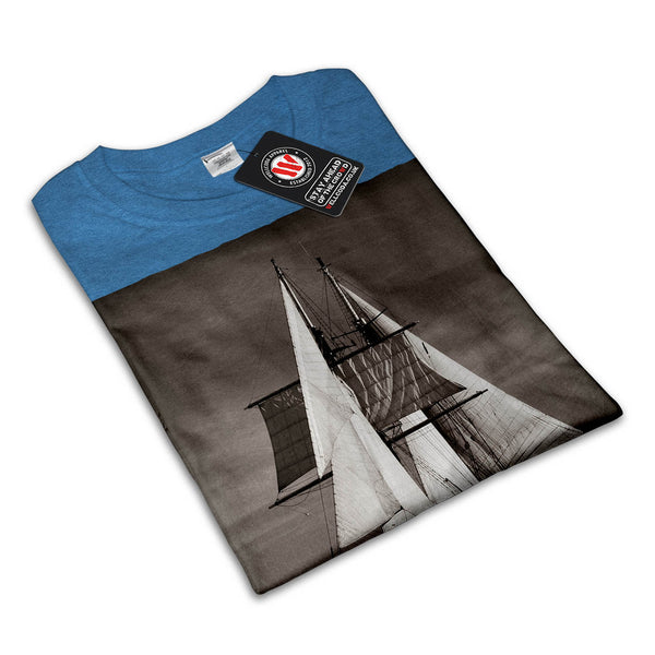 Old Retro Ship Mens T-Shirt