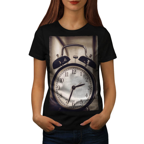 Vintage Old Clock Womens T-Shirt