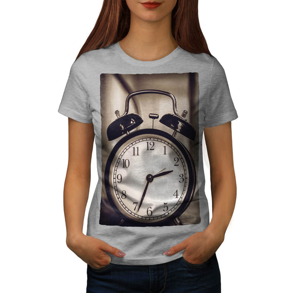 Vintage Old Clock Womens T-Shirt