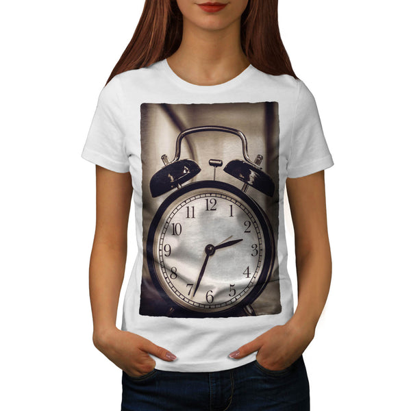 Vintage Old Clock Womens T-Shirt