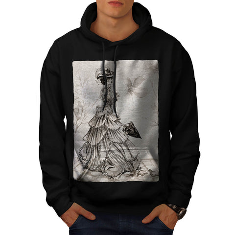 Retro Woman Look Mens Hoodie