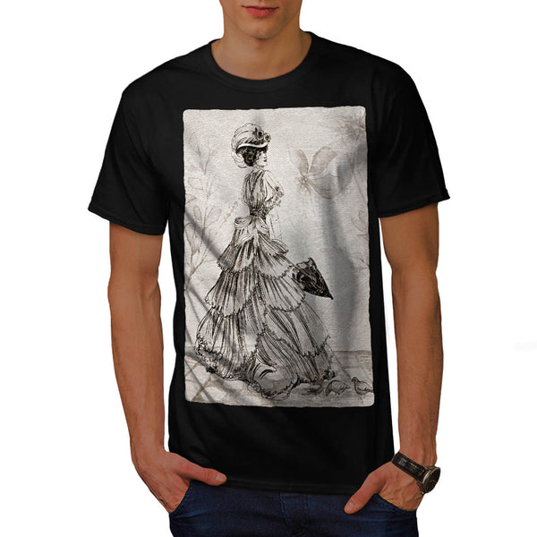 Retro Woman Look Mens T-Shirt