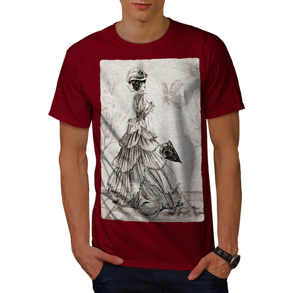Retro Woman Look Mens T-Shirt