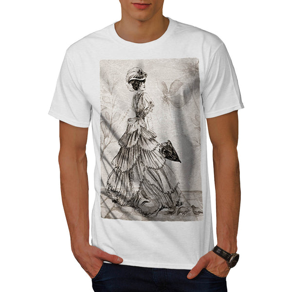 Retro Woman Look Mens T-Shirt