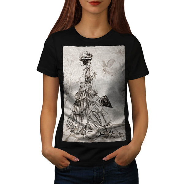 Retro Woman Look Womens T-Shirt