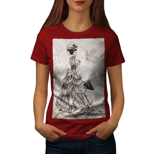 Retro Woman Look Womens T-Shirt