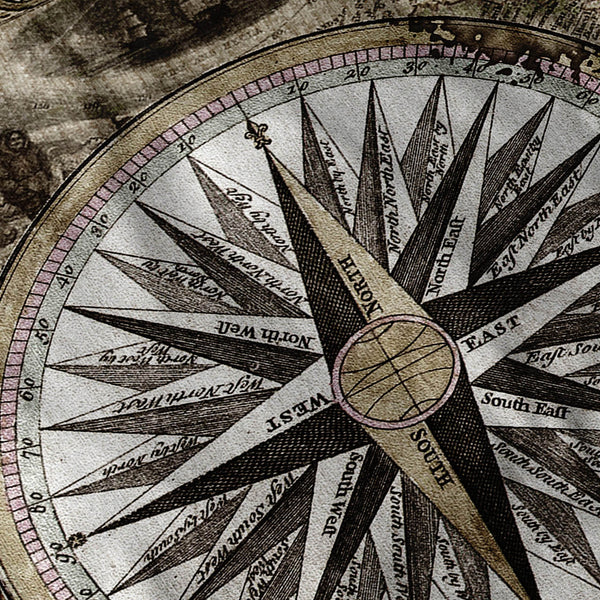 Vintage Compass Mens T-Shirt