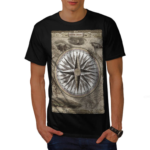 Vintage Compass Mens T-Shirt