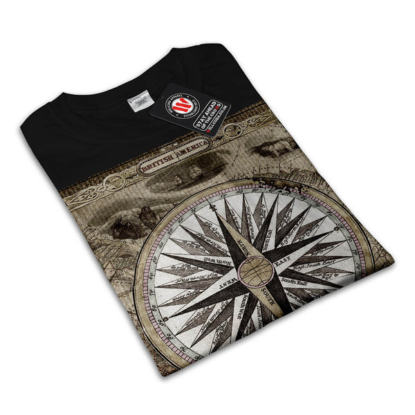 Vintage Compass Mens T-Shirt