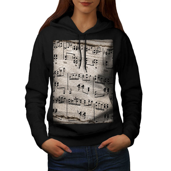 Music Key Notes Womens Hoodie