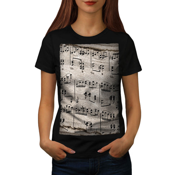 Music Key Notes Womens T-Shirt