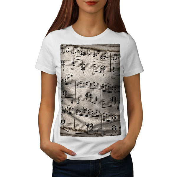 Music Key Notes Womens T-Shirt
