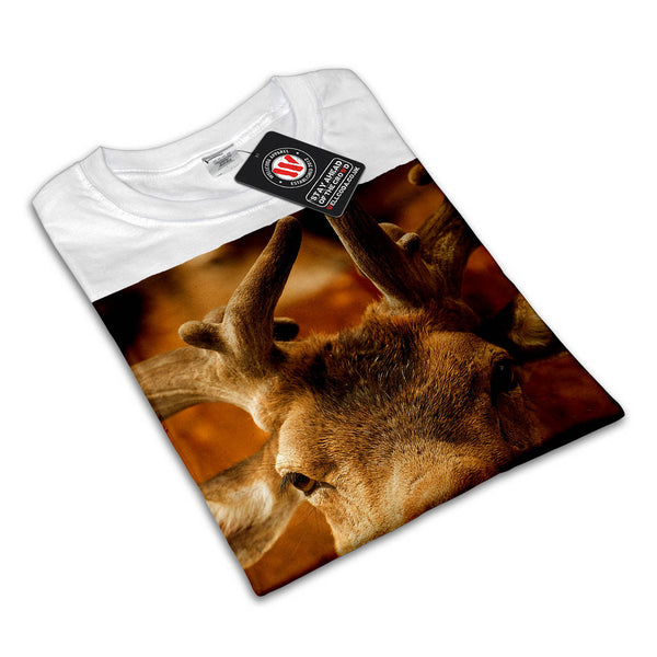 Funny Deer Animal Womens T-Shirt