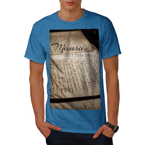 Old Memories Slogan Mens T-Shirt