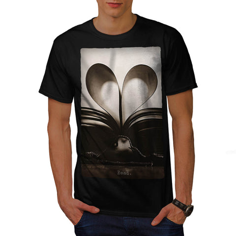 Love Book Symbol Mens T-Shirt