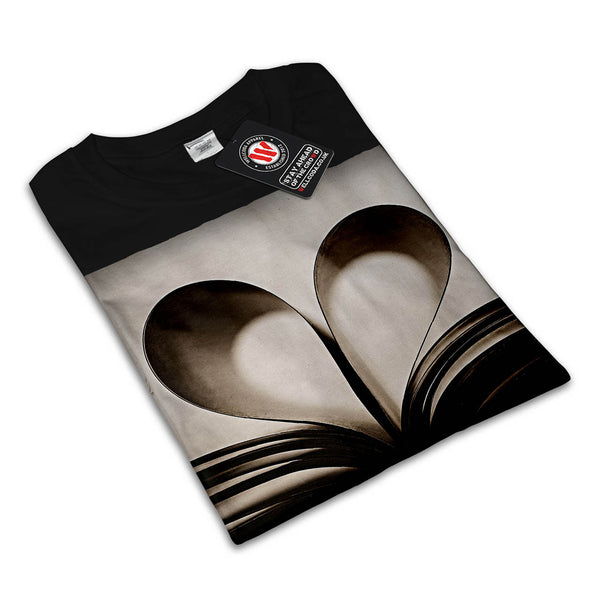 Love Book Symbol Womens T-Shirt
