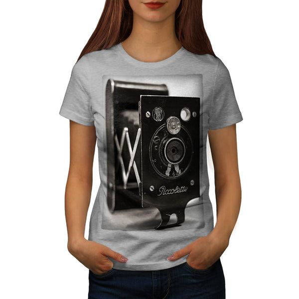 Retro Photo Camera Womens T-Shirt