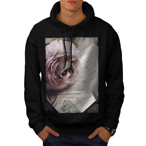 Retro Post Card Mens Hoodie